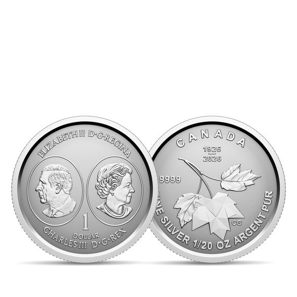 Silber Maple Leaf Set 2026, 1/20 bis 1 oz. Silber