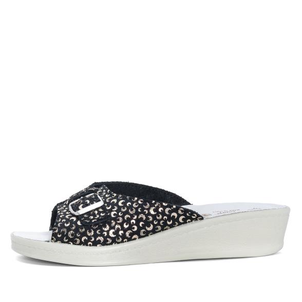 SANITAL LIGHT Damenpantolette schwarz