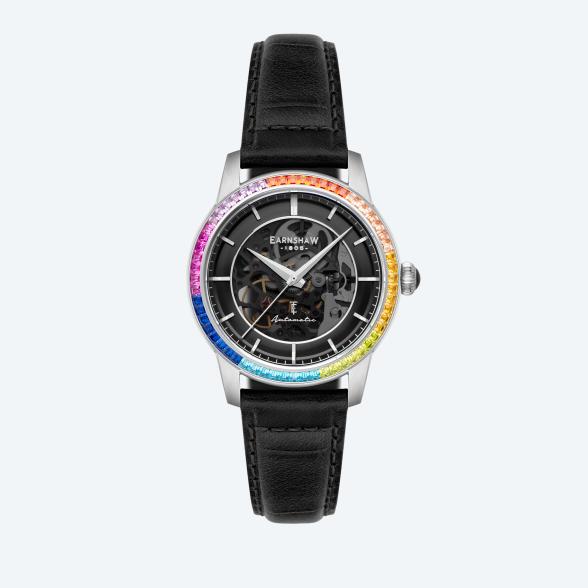 4894664238345 - EARNSHAW Automatikuhr Celestial Glory schwarz