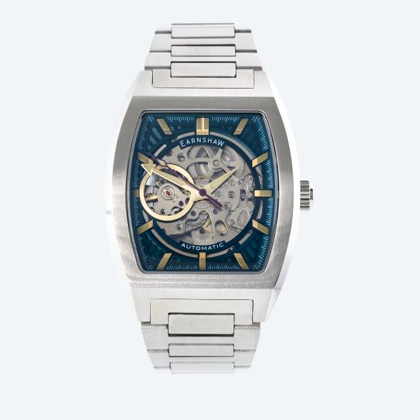 4894664235849 - EARNSHAW Automatikuhr Wellington blau