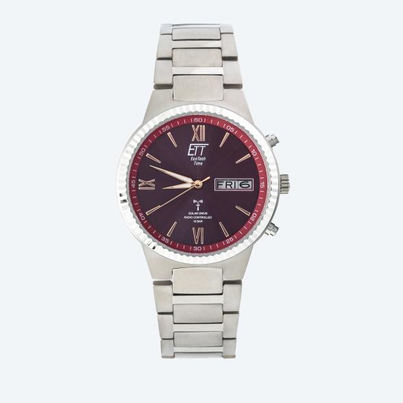 ETT Funk-Solar-Herrenuhr "Titanium Day Date"