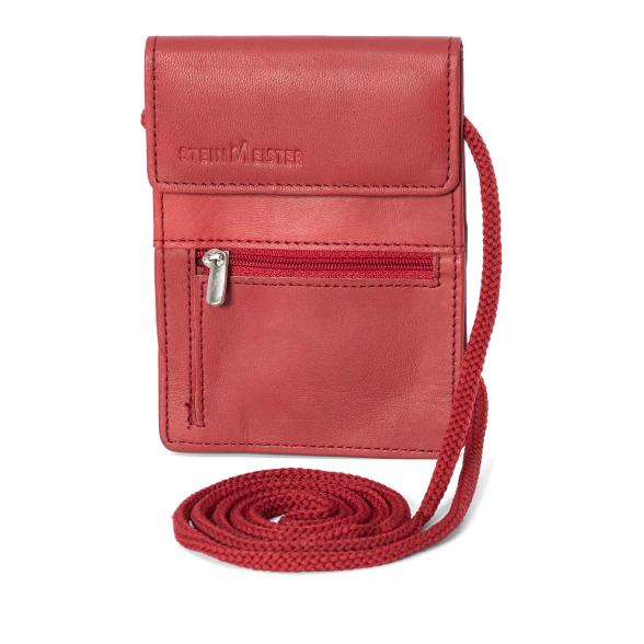 Thumbnail - Steinmeister Lederumhängebörse rot