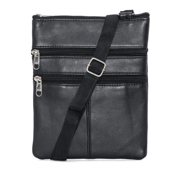 Thumbnail - Steinmeister Lederumhängetasche schwarz