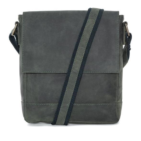 Thumbnail - Leonardo Verrelli Lederumhängetasche grün