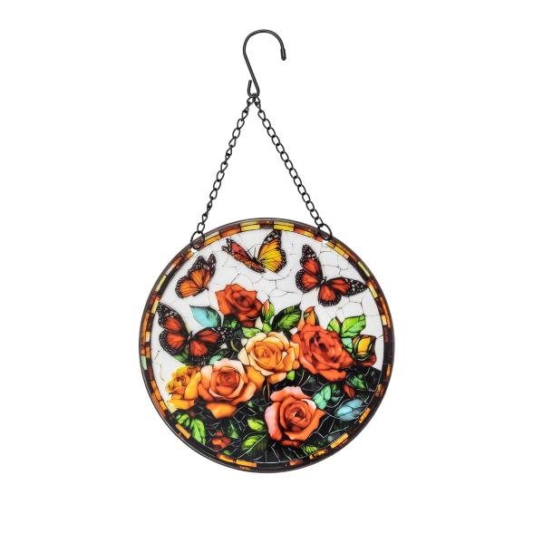 Fensterbild Rosentraum