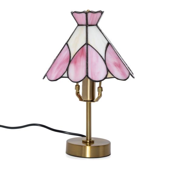 Tiffanystillampe rosa