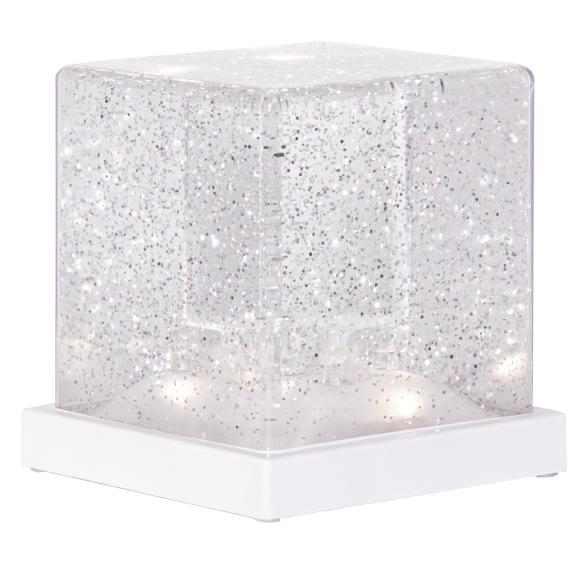 LED-Würfel Glitzer