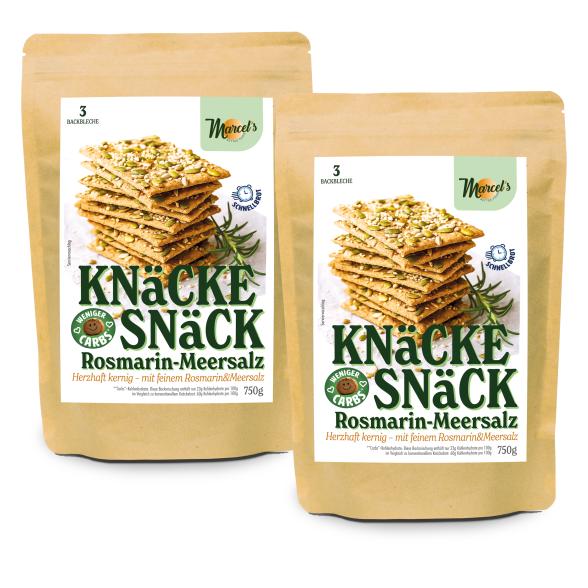 MarcelŽs Better Food - Knäcke-Snäck Rosmarin 2x