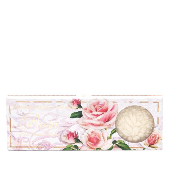 Fiorentino Hartseifen Set Rose 3x125 gr