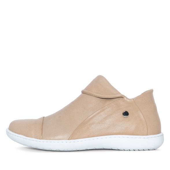 Andrea Conti Damen Lederslipper camel