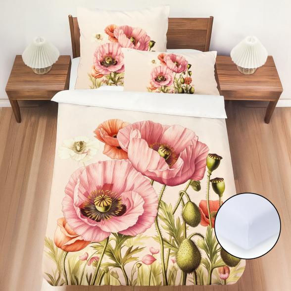 Bettwäsche in 3D-Optik 4tlg.