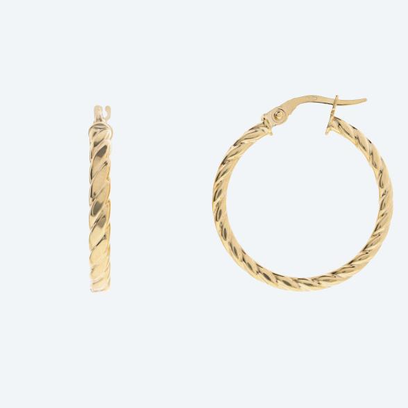 Creolen 585 Gelbgold