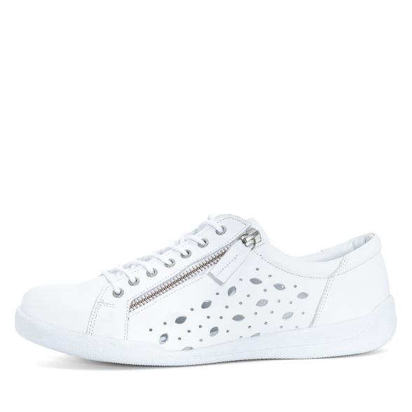 Andrea Conti Damen Lederschnürer weiß