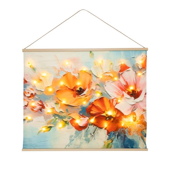 LED-Wandbild Blütenmeer