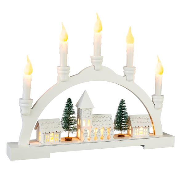 LED-Schwibbogen Winterdorf