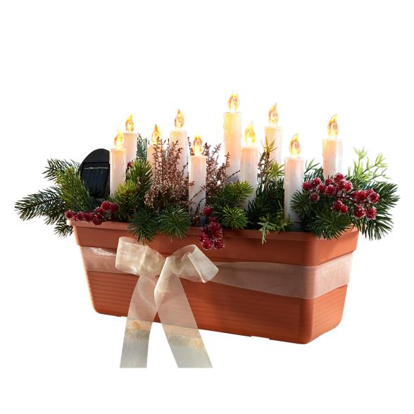 Solar-Kerzen, 10 Stück