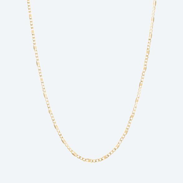 Valentinokette 585 Gelbgold, ca. 50 cm