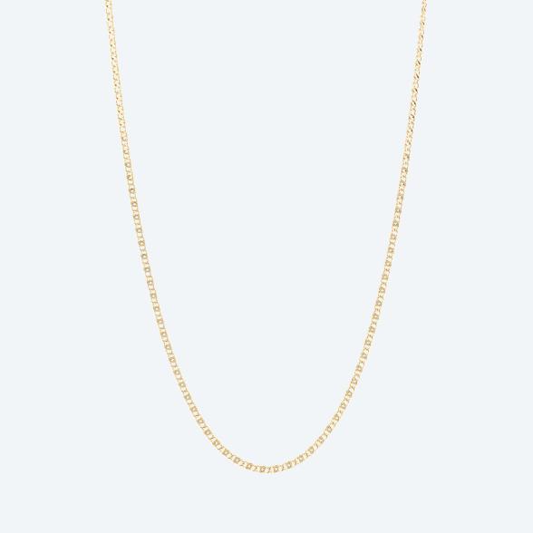 Rebhuhnaugenkette 585 Gelbgold, ca. 45 cm