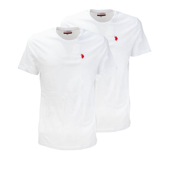 U.S. POLO ASSN. 2er Pack T-Shirt weiß/weiß