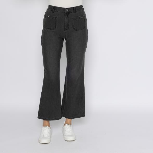 Zauberhose 'Miracle Shape' Wide grau