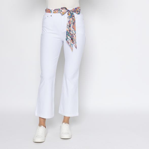Zauberhose 'Miracle Shape' Bootcut weiß