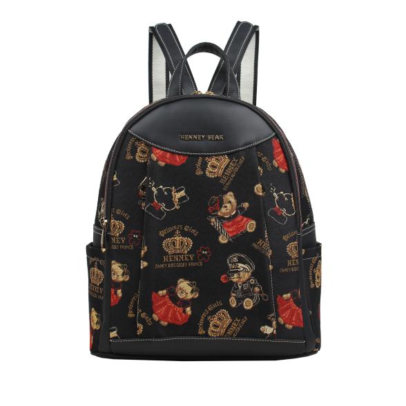Thumbnail - Henney Bear Rucksack schwarz/multicolor