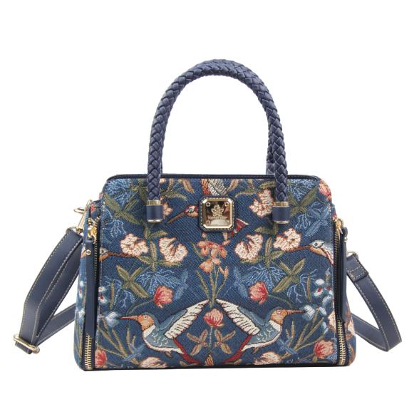 Thumbnail - Henney Bear Henkeltasche dunkelblau/gemustert