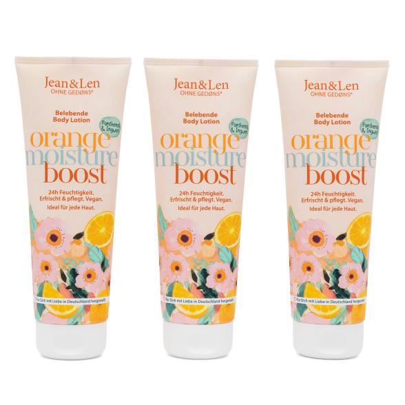 Jean & Len Body Lotion Orange/Ingwer 3x250ml