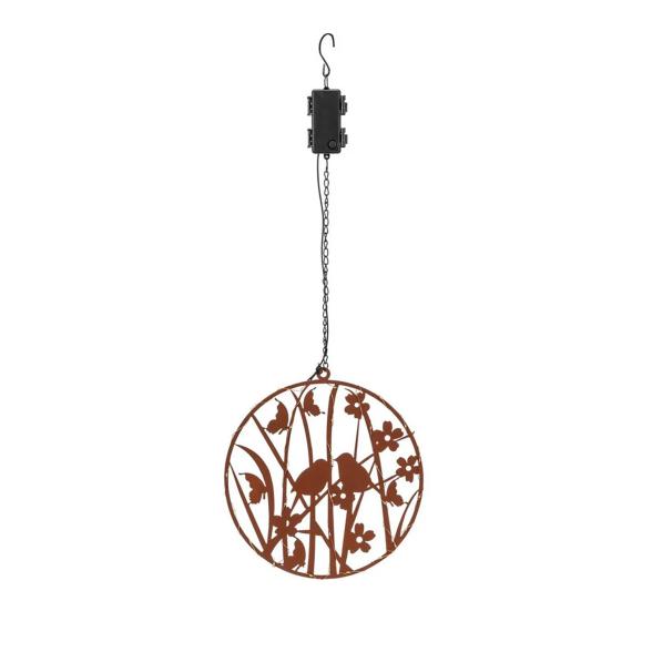 LED-Hängekranz mit Vögelchen