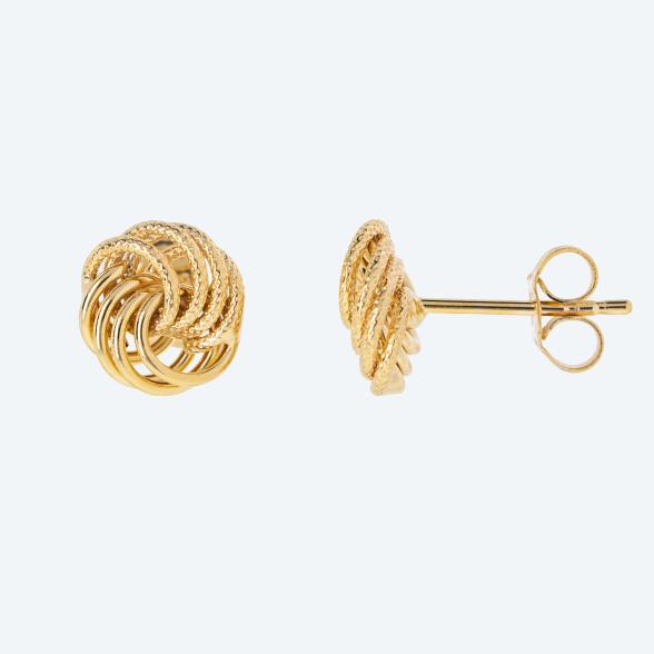 Ohrstecker 375 Gelbgold