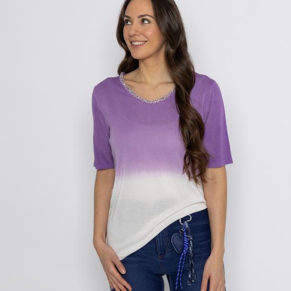 mocca by J. Leibfried Strick-Shirt multicolor