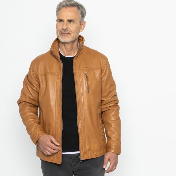 OTTO KERN Herren-Lederjacke cognac