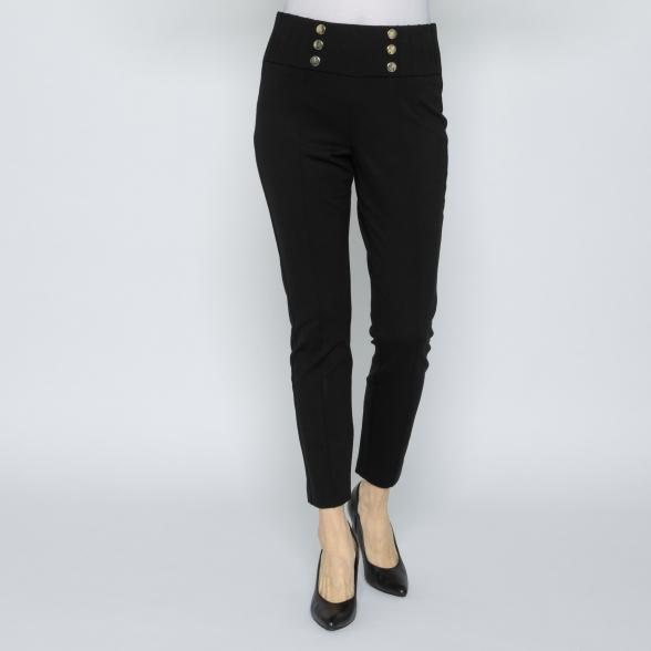 Perfectly JU Hose 'Bea' Slim schwarz