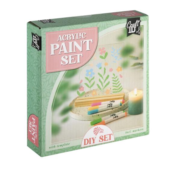 Kreatives Gestaltungsset inkl. Scheibe, Sockel