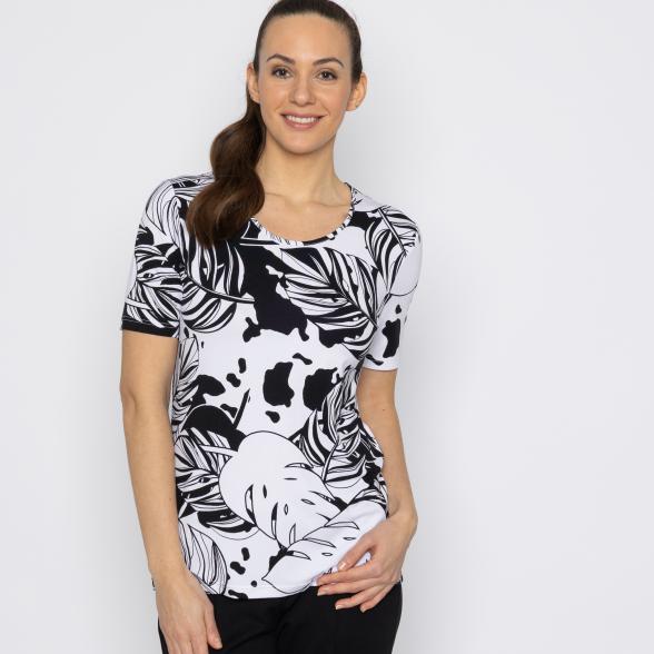 RÖSSLER SELECTION Damen-Shirt schwarz/weiß