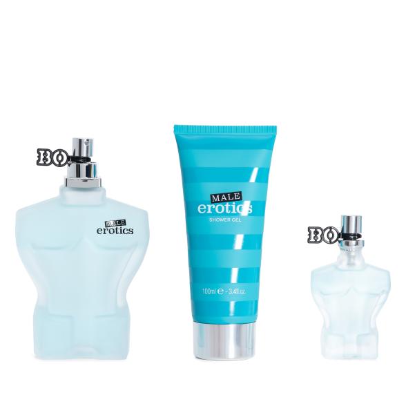 Geschenkset 3-teilig Male Erotics EdT + Duschgel