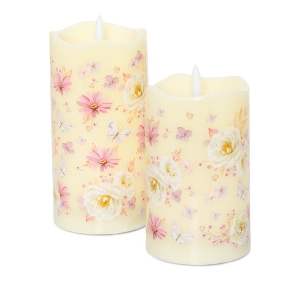 2er Set LED-Funkelkerzen