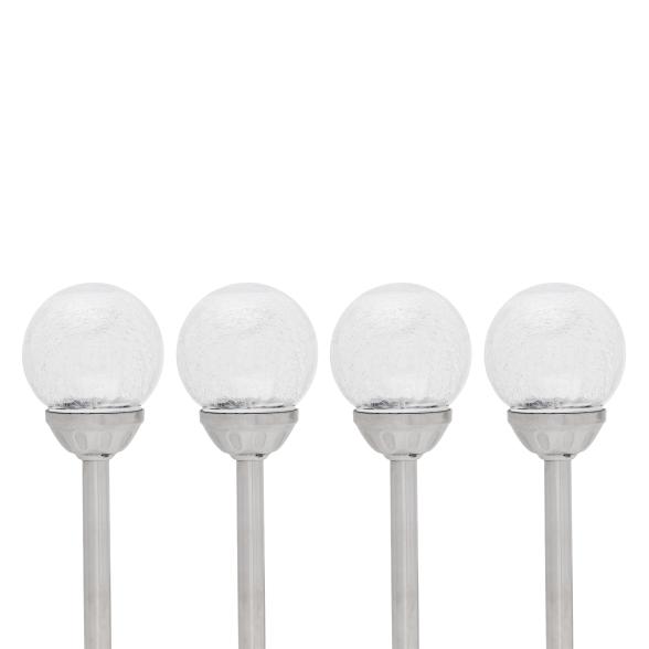 4er Set Solarleuchten
