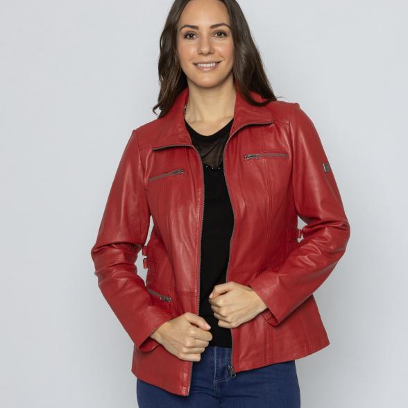 OTTO KERN Damen-Lederjacke rot