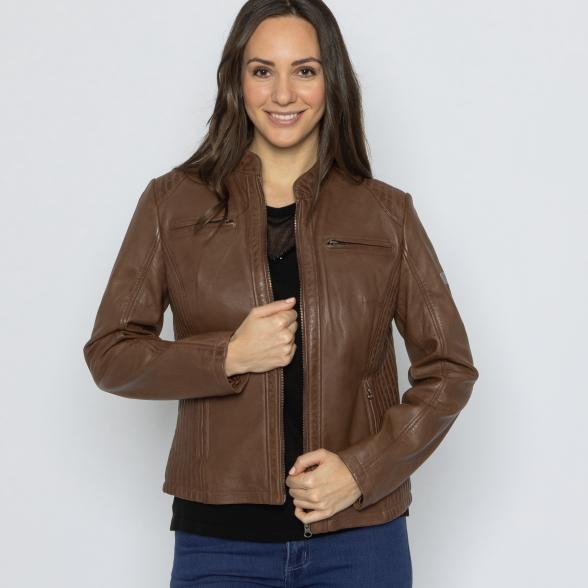 OTTO KERN Damen-Lederjacke tobacco