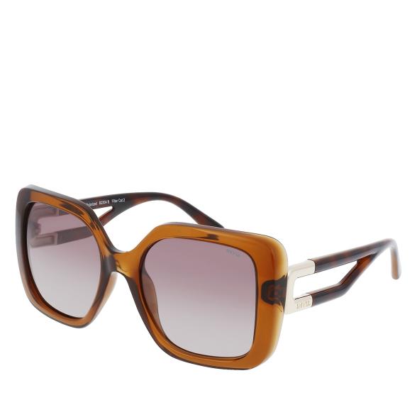 Sonnenbrille Damen braun/gold