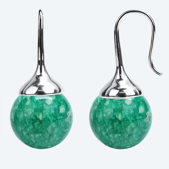 Ohrhänger 925 Sterling Silber Amazonit