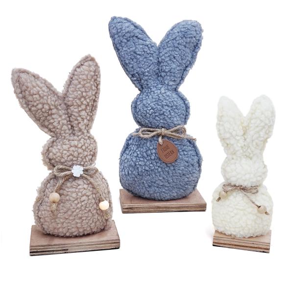 Dekofiguren Hasen 3er Set