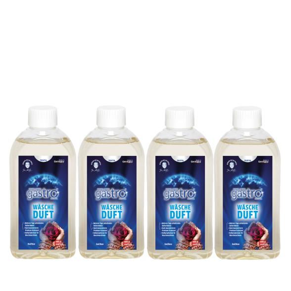 gastro Wäscheduft 4x500ml Rose/Oud