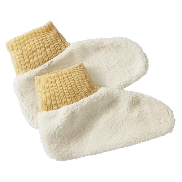 4041542555807 - Schlafsocken weiss beige