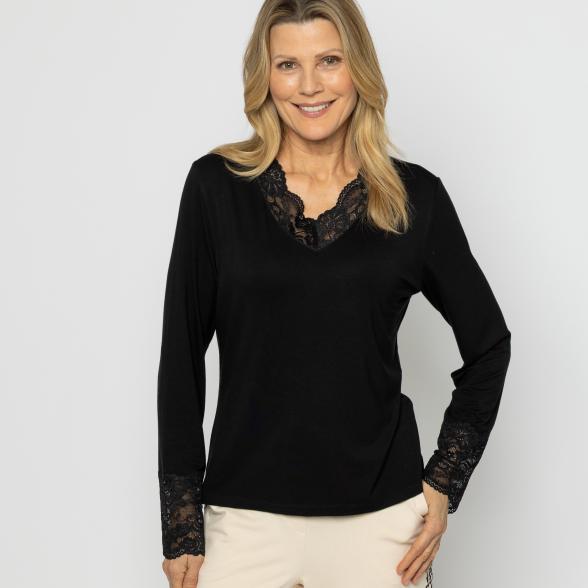 Lounge Collection by Heike Schuberth Shirt schwarz