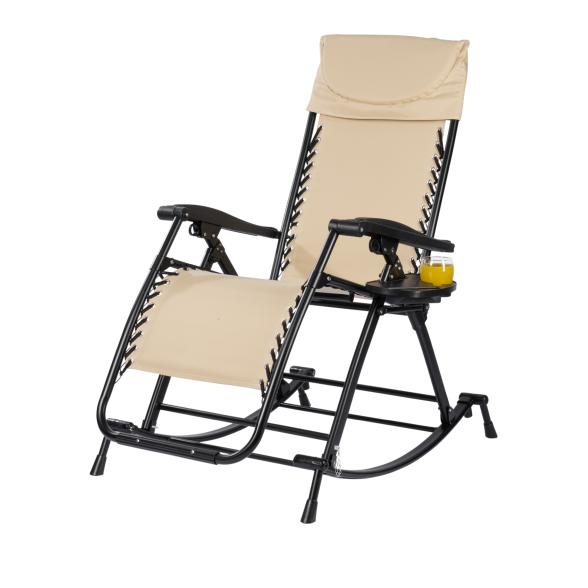 Variabler Schaukelstuhl creme