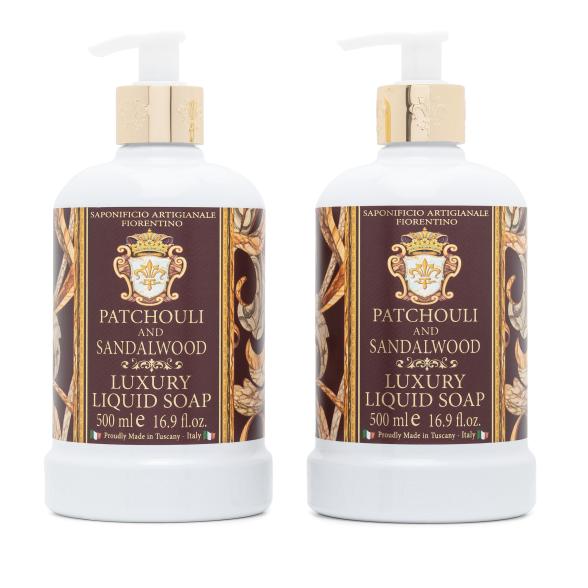 Fiorentino Luxus Flüssigseife Patschuli&Sandelholz
