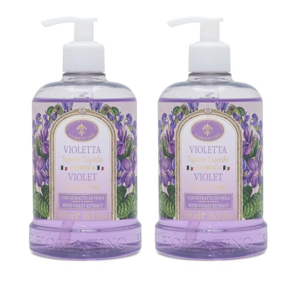 Fiorentino Flüssigseifen Veilchen 2x500ml