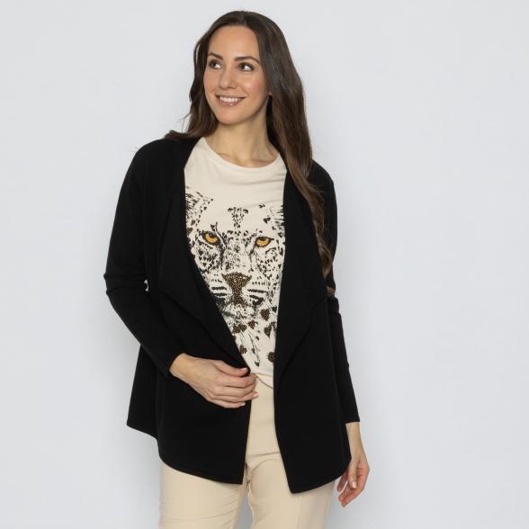 Signature Collection by H. S. Strickjacke schwarz